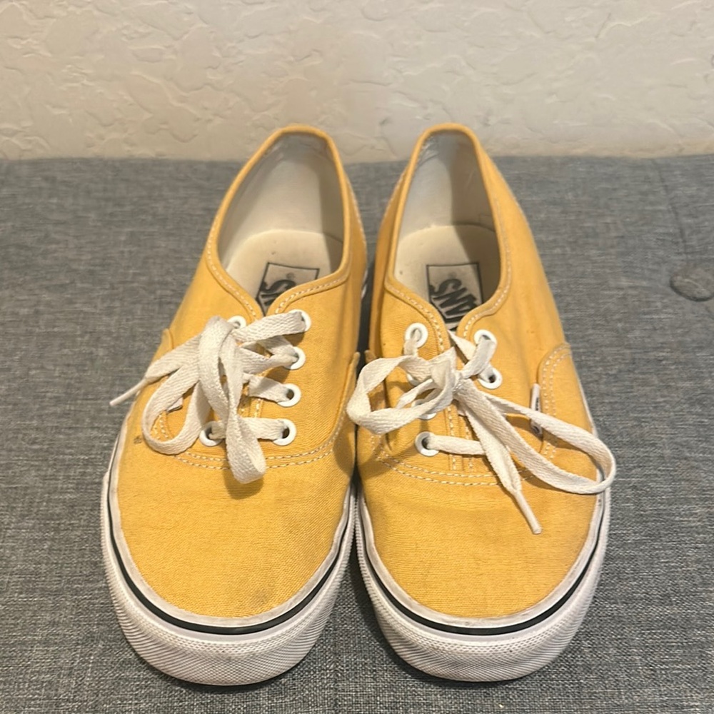 Vans Yellow Canvas Women's Shoes